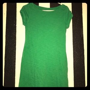 Banana republic dress, green, knee length.